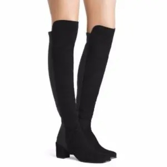 Stuart Weitzman Black Over the Knee Boots - Picture 1 of 8